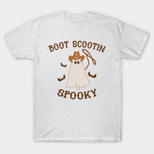 Halloween Cowboy Boot Scootin Spooky T-Shirt